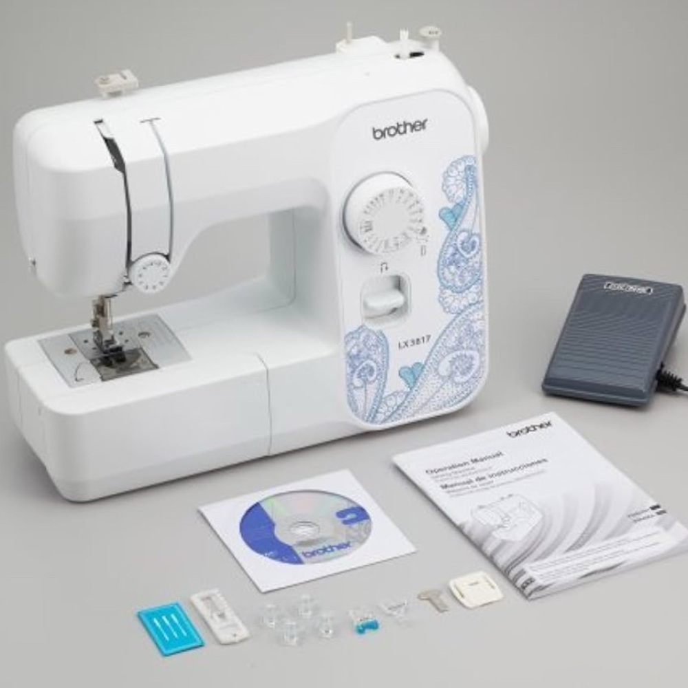 Brother LX3817 17-Stitch Full-size Sewing Machine - (LX3817) With Walking Foot - Picture 2 of 5